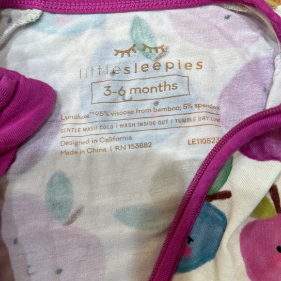 Little sleepies 3-6 months apple of my eye pink - Picture 6 of 6